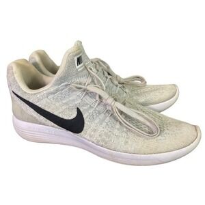 Nike Women's Lunarepic Flyknit 2 Gray Running Shoes Sz‎ 8 863780-100